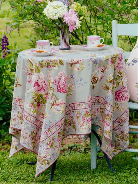 Victorian Rose Tablecloth | Kitchen & Table Linens, Tablecloths :Beautiful Designs by April Cornell