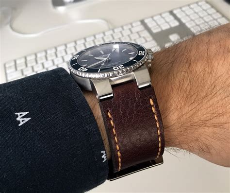 Ordering a leather strap for an Oris Aquis dive watch - Toshi Straps