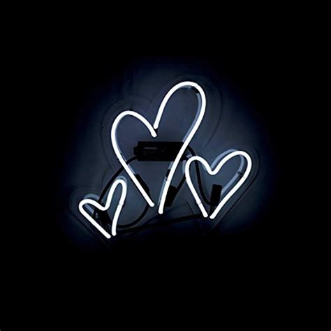 The Oliver Gal Artist Co. NS112 20x20 Oliver Gal 'Heart Neon Sign, 20 x 20, White ** Click on ...