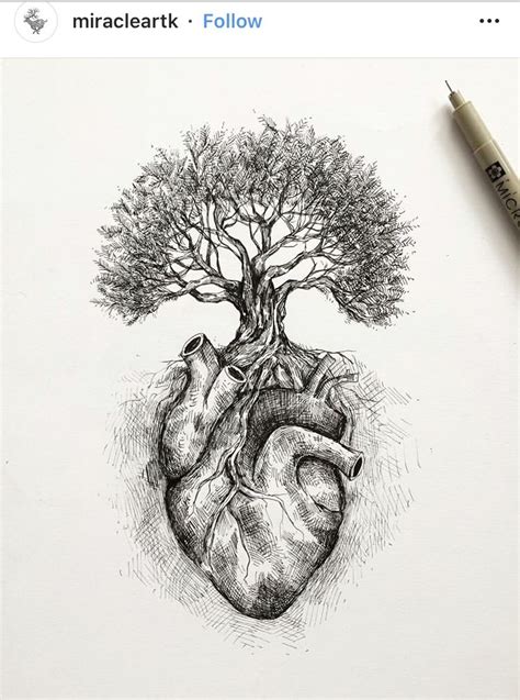 Heart Root Tree Design | Tree tattoo designs, Tree of life tattoo ...