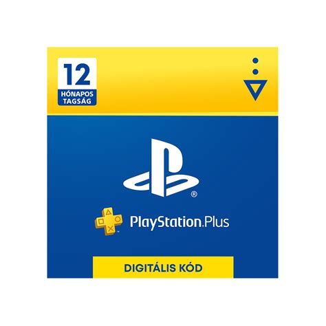 PlayStation Plus kártya 12 hónapos (PS Plus) (DIGITÁLIS) PS4 - akciós ...