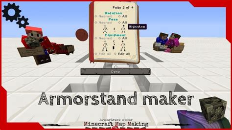 1.8 ArmorStand maker tool Minecraft Map