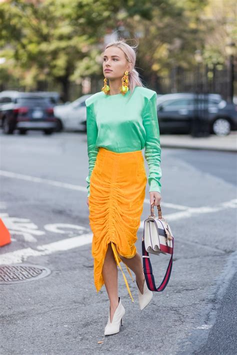 Green and Orange | Unusual Color Combination Outfit Ideas | POPSUGAR Fashion Photo 9