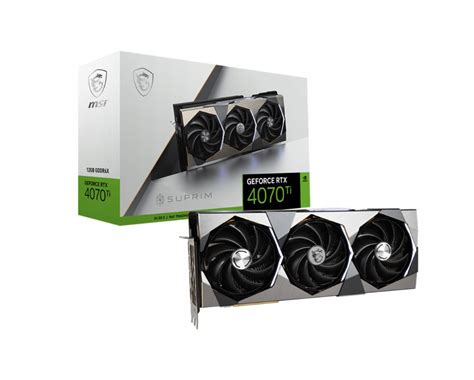 MSI GeForce RTX4070Ti SUPRIM X 12GB DDR6 w Warszawa - Sklep, Opinie ...