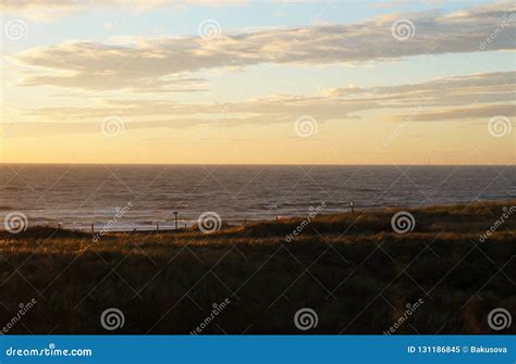 Sunrise upon Wijk Aan Zee Beach Stock Image - Image of coast, holland ...