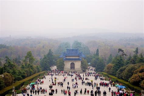 Purple mountain in Nanjing editorial stock image. Image of smog - 70847579