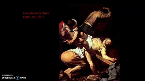 Caravaggio's Crucifixion of St. Peter - YouTube