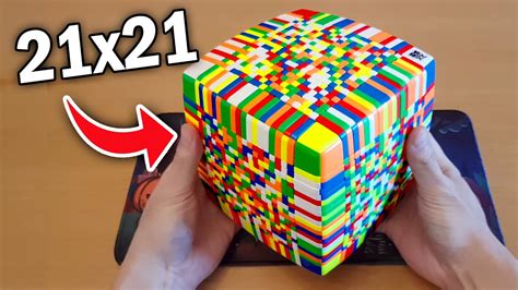 I Attempt to Solve the Biggest Rubik's Cube in the World 21x21x21 - YouTube