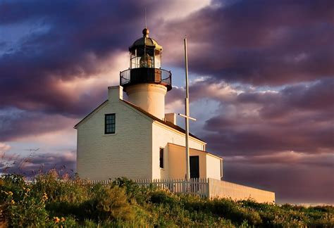 "Cabrillo National Monument Lighthouse" by Philip James Filia | Redbubble