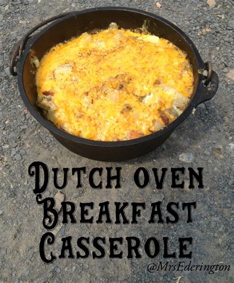 Dutch Oven Breakfast Casserole {Foodie Friday} | Dutch oven recipes ...