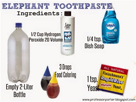 Professor Porter's Science Experiments: Elephant Toothpaste