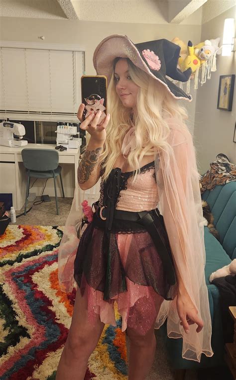 Just finished my Halloween costume (Barbie Witch) : r/sewing