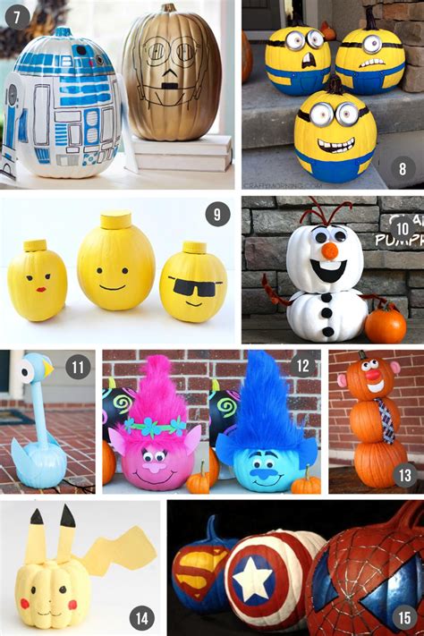 70 Creative, No-Carve Pumpkin Decorating Ideas for Kids in 2020 ...