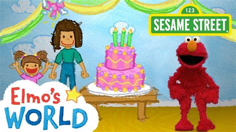 Sesame Street: Birthdays | Elmo's World - YouTube | Sesame street, Kids ...