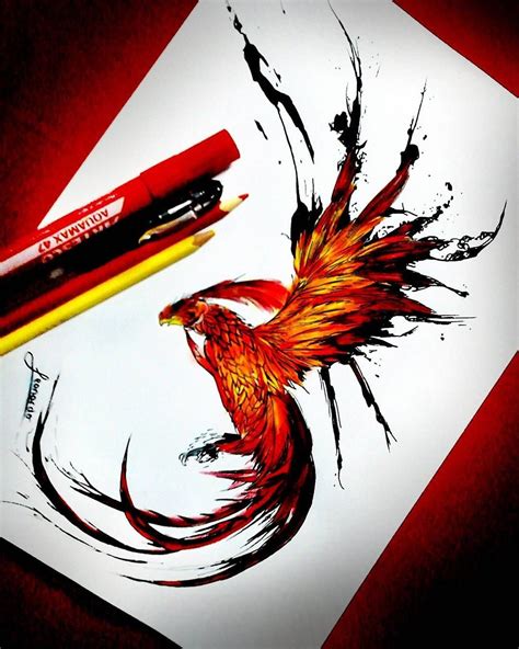 17-01-2016 Fénix #art🎨 #art #dibujo #dibujotradicional #drawing #draw #fénix #phoenix | Phoenix ...