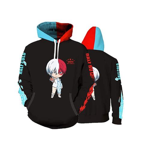 Anime 3D Printed My Hero Academia - Pullover Hoodie Sportswear - Anime ...