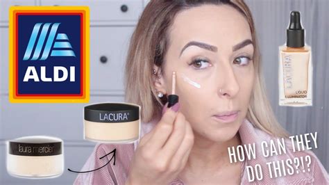 TESTING ALDI MAKEUP | FIRST IMPRESSIONS, HIGH END DUPES? - YouTube