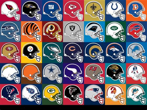 SL NFL Helmet Logos