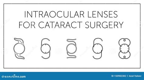 Intraocular Lenses And Eye Anatomy Vector Illustration Stock Photo ...