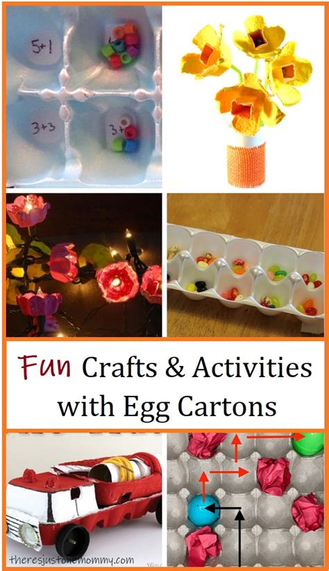 Egg Carton Crafts & Activities | There's Just One Mommy