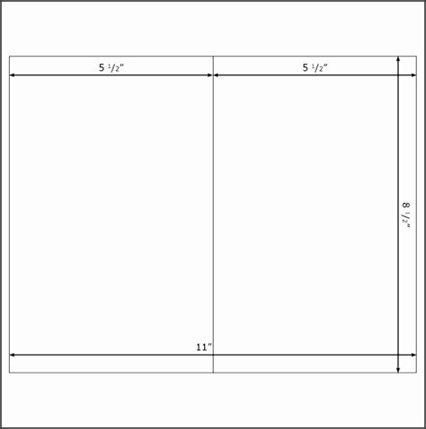 Half Fold Greeting Card Template Word - Printable Templates Free