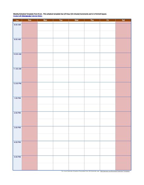 Daily Hourly Planner Printable