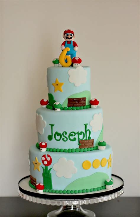 Joseph’s Super Mario Birthday Cake