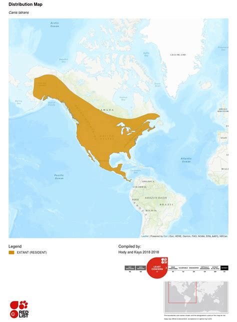 Coyote Population Map