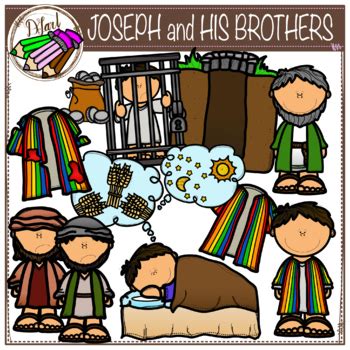 Joseph Forgives His Brothers Old Testament Clip Art Bible ...