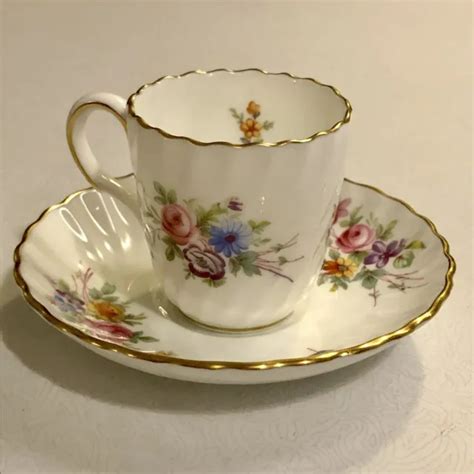 VINTAGE MINTON BONE China Marlow Demitasse Cup & Saucer Excellent $11. ...