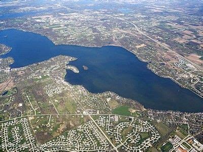 Aerial photo of Pewaukee Lake, WI | Pewaukee lake, Vacation rental ...