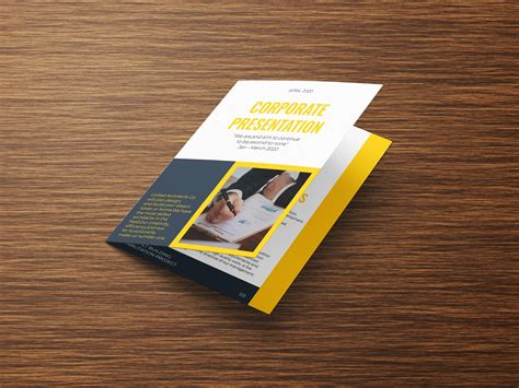 Bi Fold Brochure Illustrator Template