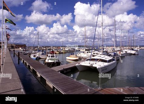 Ryde Harbour Isle of Wight England Stock Photo - Alamy