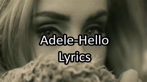 Adele-Hello lyrics (letra) - YouTube