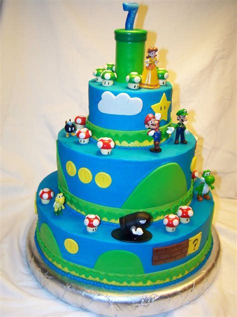 love this... | Super mario cake, Mario birthday cake, Mario bros cake