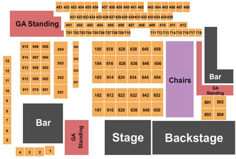 The Canyon - Montclair Seating Chart | CloseSeats.com