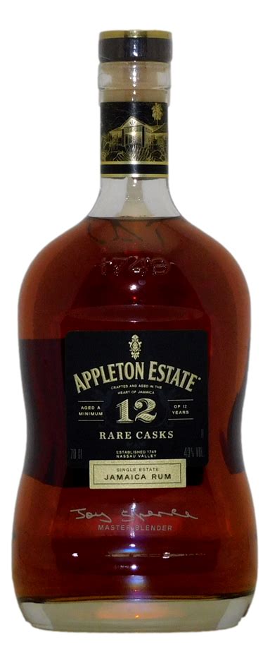 Appleton Estate Master Blender 12 Yr Old Rare Casks Rum (1x 700mL) Jamaica Auction (0016 ...