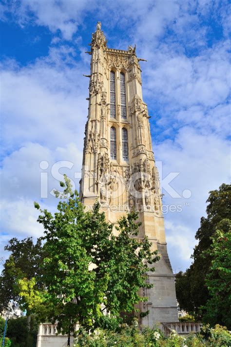 Paris. Saint-Jacques Tower Stock Photo | Royalty-Free | FreeImages