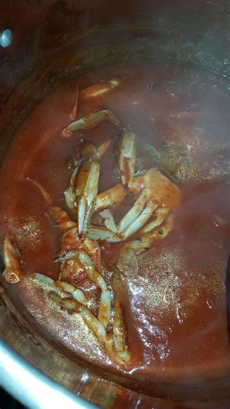 Recipes & Culinary Creations — Crabs & Spaghetti.8 Live blue Claw Crabs ...