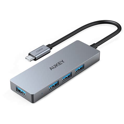 USB C Hub Type C AUKEY 4 Port USB 3.1 Gen 1 Fast Speed - CB-C62