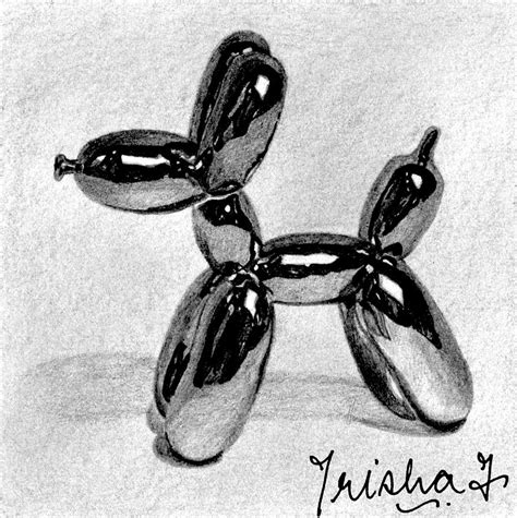 Balloon Dog Drawing by Trisha Jain - Fine Art America