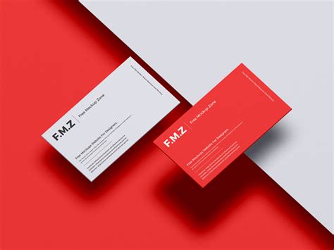 Free PSD Modern Brand Business Card Mockup - Free Mockup ZoneFree ...