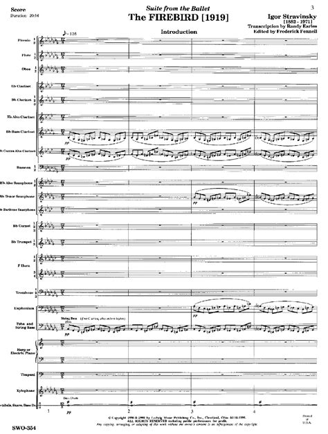Firebird Suite by Igor Stravinsky/arr. Earles, Fe | J.W. Pepper Sheet Music
