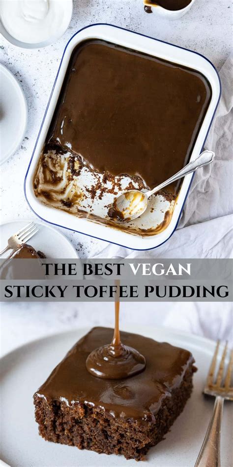 Vegan Sticky Toffee Pudding - Domestic Gothess
