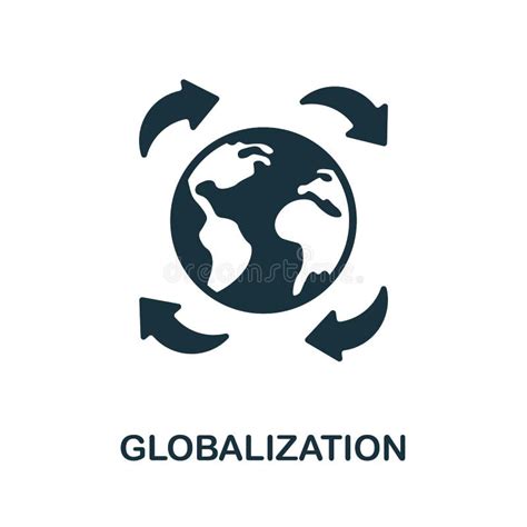 Globalization Line Icon. Monochrome Simple Globalization Outline Icon ...