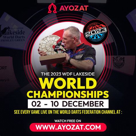 WDF World Championships to be broadcasted on AYOZAT TV - AYOZAT STREAM ...