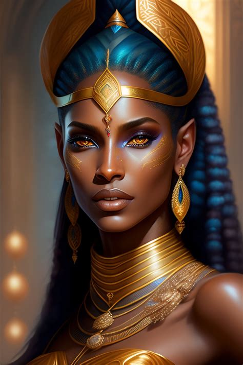 Egyptian Goddess Art, Egyptian Art, Fantasy Art Women, Beautiful Fantasy Art, Black Girl Art ...