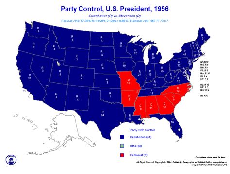 POLIDATA &REG ELECTION MAPS-PRESIDENT 1956