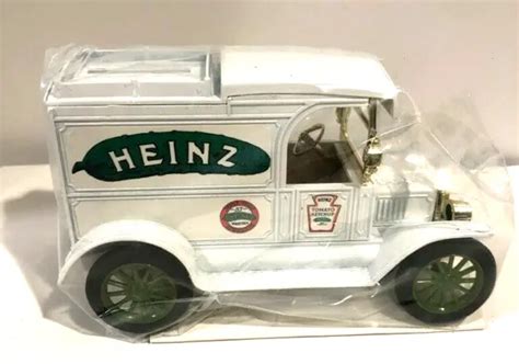 VINTAGE-HEINZ 57 VARIETIES PICKLES - KETCHUP 1913 FORD MODEL T DELIVERY VAN BANK $24.99 - PicClick