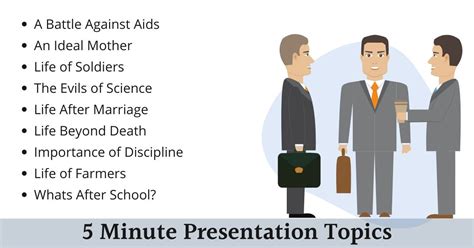 5 Minute Presentation Topics & Ideas 2023